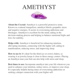 Princess Of The Divine Amethyst Crystal Ring