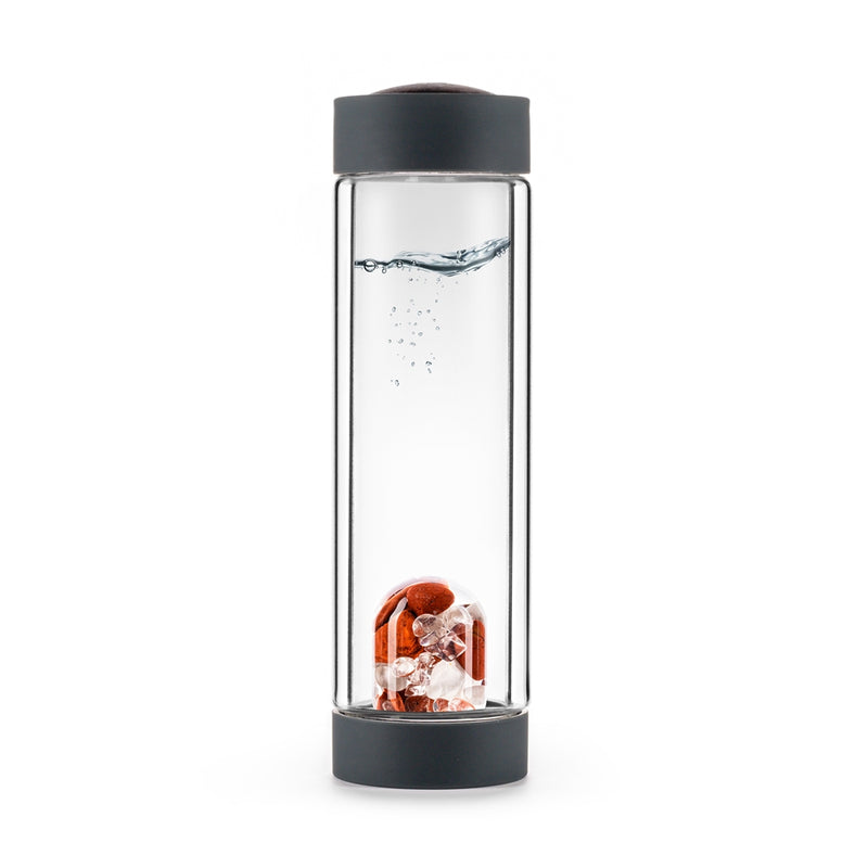 VIA HEAT "Fitness" Crystal Water Bottle